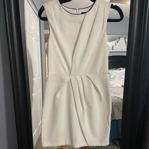 White fitted dress